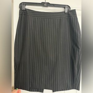 The Limited Size 6 Pinstriped Skirt